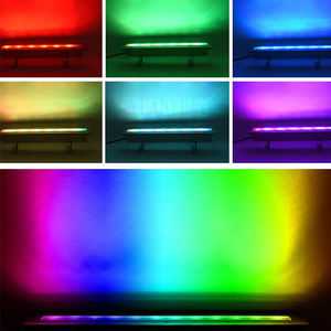 Pour l'eau de mer ou l'eau douce, utilisez des lampes étanches sans fil RGBW en acier inoxydable 316L en forme de bande. - Product Image 6