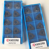 XWNMG080412PS-TTB CA4515 Kyoceras OEM Plaquitas de Carburo para Torno CNC, Hoja de 32mm, Espesor de 2.0mm, Diámetro del Orificio de 18mm, Recubrimiento CVD