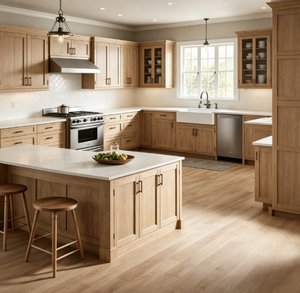 <span class=keywords><strong>Cucina</strong></span> Elegante e Accogliente, in Legno e Bianco, con Lavello e Accessori di Stile - Product Image 3