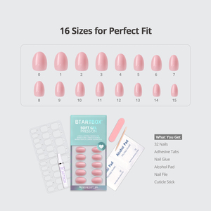 Spring Summer Extra Short Oval False Fake <strong>Nails</strong> Wholesale Soft <strong>Gel</strong> <strong>Pastel</strong> Solid Color <strong>Pink</strong> Artificial Press on <strong>Nails</strong> with Glue - Product Image 2