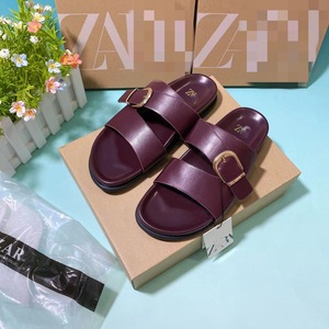 ZAZ - Sandalias Planas de Diseño de Lujo, Mocasines Personalizados con Hebillas Metálicas, Zapatos de Moda para Mujer - Product Image 5