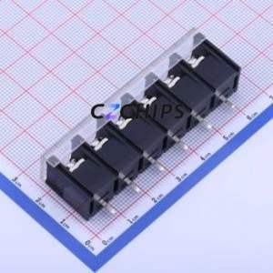 KF58S-10.0-6P Barrier Terminal Block Through hole Component (THT),P=10mm Connector With Cover Plate 10mm 1x6P Straight Pin - Product Image 2