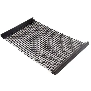 1/2 "1" Hiaten Lente Staal Hcht Draad Mesh 65Mn Rock Steen Zand Mine Zeven Grind Crusher Verslaafd Vibrerende metalen Mesh Screen