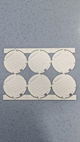 Circuit imprimé personnalisé en aluminium circulaire pour 6 LED