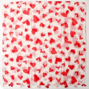 <b>Sweet</b> <b>Heart</b> Printed Scarf with Tassel Scarf for <b>Sweet</b> Girls Suitable for Commuting Sun Protection Air Conditioning Shawl - Product Image 5