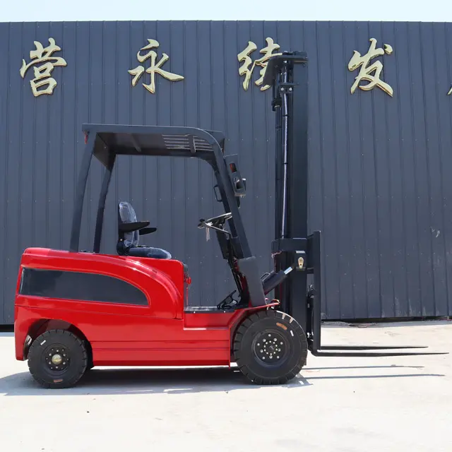 Sıcak satış ekonomik 2 ton 2000 kg 3t tam elektrikli forklift 4 tekerlekli elektrikli Forklift satılık