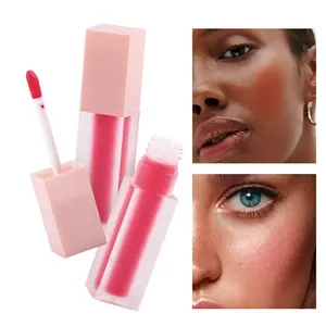 Vegan Pigmented Pink Make Up Blush Multi Colors Liquid Blush Bulk Manufacturer No Logo Liquid Blush Private Label