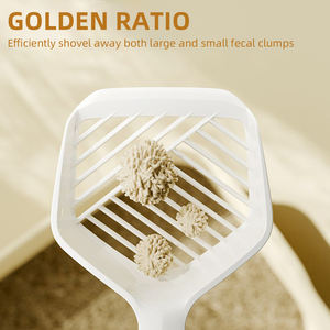 Pelle à litière pour chat en plastique écologique et durable avec support, facile à nettoyer, efficace - Product Image 3