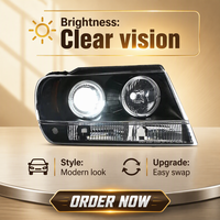 Pour Grand Cherokee 1999-2004 : Phare LED, Feu de Jour (DRL), Feu Antibrouillard, Clignotant, Feux de Croisement, Feux de Route, Accessoires Optiques, Éclairage Automobile