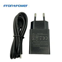Adaptateur secteur USB-A Frontpower 10W 5V 1A 5V 2A avec prise EU, certifié CB GS EMC LVD pour téléphone