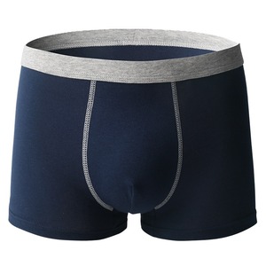 Commercio estero Plus-size pantaloni di biancheria intima da <span class=keywords><strong>uomo</strong></span> di cotone traspirante comodo boxer di moda sciolto grasso corno piatto da <span class=keywords><strong>uomo</strong></span> all'ingrosso - Product Image 2
