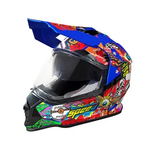 Hot vendendo impacto e capacete da motocicleta off-road feminino resistente à pressão