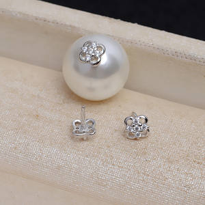 Cinq perles en argent S925, petites, en forme de coquille, à traverser, pour bijoux DIY, accessoires semi-finis, nouveaux - Product Image 3