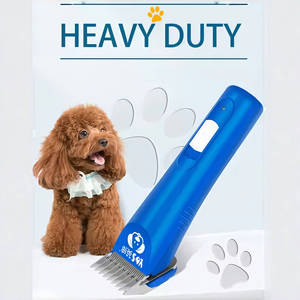 Kit de toilettage professionnel <span class=keywords><strong>sans</strong></span> <span class=keywords><strong>fil</strong></span> pour chiens tondeuses <span class=keywords><strong>sans</strong></span> <span class=keywords><strong>fil</strong></span> pour animaux de compagnie pour l'utilisation de la coupe de cheveux chiens Source d'alimentation batterie - Product Image 2