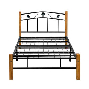 2024 New Arrival <b>Single</b> Person Iron Steel Material <b>Bed</b> Frame Platform Wrought Metal <b>Single</b> Size <b>Bed</b> Frames - Product Image 4