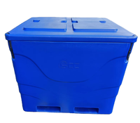 Boîte de stockage en plastique de 1000 L pour poissons vivants, crevettes vivantes, transport de poissons, conteneurs, bacs isothermes, bacs à poissons