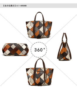 Bolsos de Mano Grandes de Lujo para Mujer, Bolsos de Gran Capacidad, Modernos, de Alta Calidad, de Cuero Genuino - Product Image 3