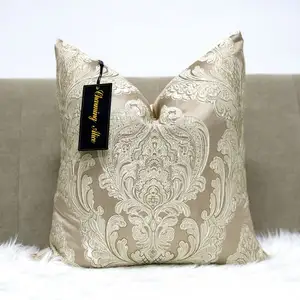 22x22 24x24 Inches Factory customized large quantity wholesale luxury comfortable jacquard cushion covers