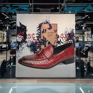 Affaires classique printemps Oxford chaussures sans lacet solide PU gland élégant été automne mariage mocassins bout pointu anti-glissant - Product Image 3