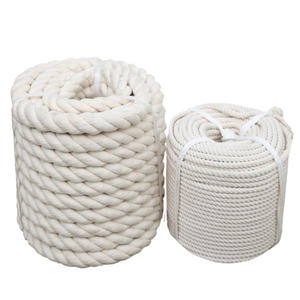 Cordon <span class=keywords><strong>macramé</strong></span> en polyester de haute qualité 3mm 4mm 5 <span class=keywords><strong>mm</strong></span> corde tressée torsadée en <span class=keywords><strong>coton</strong></span> à un brin - Product Image 3