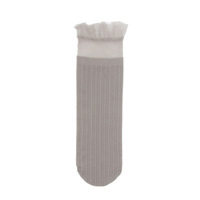 Chaussettes pour femmes rétro en dentelle blanche/noire, dentelle lolita, bordure en dentelle, fronces, respirantes, fines, accessoires pour femmes