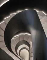 VIKO Meilleures ventes Villa de luxe Escalier incurvé Escalier incurvé Utilisation intérieure des escaliers rotatifs