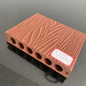 Disponible en varios colores Excelente rendimiento físico Cubierta de madera sintética Cubierta compuesta de plástico en relieve Cubierta hueca WPC - Product Image 5