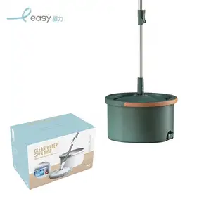 Sản Phẩm Mới Spin Single Mops Bucket Floor Cleaning Lazy Hand Free Bucket Mops Như Đã Thấy Trên TV