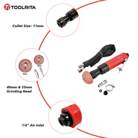 Kit de polissage pneumatique pour pneus 2026, 2500 tr/min, outil de réparation de pneus de voiture et camion avec 2 têtes de ponçage