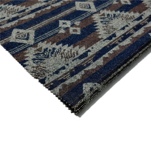 Dệt Jacquard Phong Cách Quốc Gia Cape Quần Áo Len Vải Sofa Gối Nhà Dệt Retro Net Vải Màu Đỏ - Product Image 5