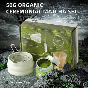Thé vert matcha biologique de qualité supérieure pour cérémonie, en poudre instantanée en sachet pour la gestion du poids, OEM/ODM - Product Image 2