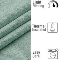 Voile semi-transparent épais 170 g/m² à texture, filtrant la lumière, sur mesure pour la vente en gros
