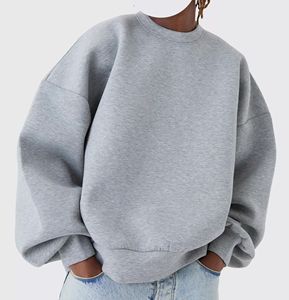 เสื้อแขนยาวผ้านีโอพรีนสำหรับทุกเพศเสื้อโอเวอร์ไซส์ทรงหลวมเรียบออกแบบได้ตามต้องการ - Product Image 1