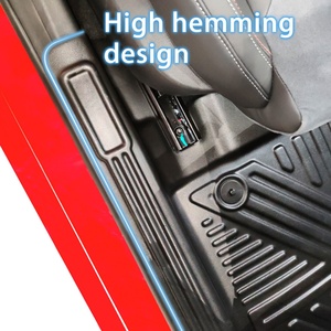 Tapis de voiture durables en TPE pour 5 places (5D) avec garantie d'un an, compatibles avec Geely Emgrand 2022 et modèles suivants (conduite à gauche) - Product Image 4