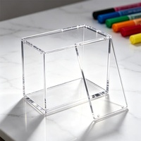 Boîte de présentation en acrylique personnalisée avec protection UV pour BCG ETB Booster Bundle, boîte de rangement magnétique pour collection