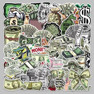 Paquete de 50 Pegatinas de Dibujos Animados con el Logotipo del Dólar, para Monedas, Monederos, Patinetas, Bicicletas, Coches, Decoración del Hogar, Vinilo, Monedas de Oro - Product Image 3