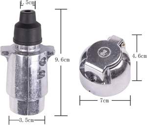 Offre Spéciale connectique <span class=keywords><strong>remorque</strong></span> en aluminium <span class=keywords><strong>prise</strong></span> de <span class=keywords><strong>remorque</strong></span> à <span class=keywords><strong>7</strong></span> <span class=keywords><strong>broches</strong></span> - Product Image 5
