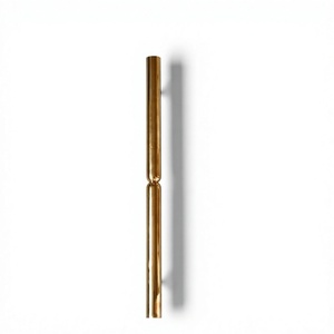 Manija de Puerta de Diseño Minimalista, 100% Latón Sólido, de Lujo, Fácil de Empujar o Tirar, Ecológica, Antioxidante, Decorativa, para Puerta de Gabinete - Product Image 1