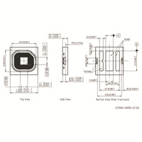 Diode LED SMD 3838 ambre LY H9PP 590nm 2V 2W avec lentille plate pour clignotant et feux de position latéraux automobiles