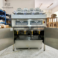 Friteuse à poulet automatique électrique à filtration d'huile, friteuse commerciale de comptoir, friteuse à poulet frit