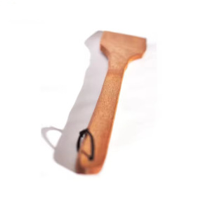 ملعقة سلطة وملعقة تقليب بمقبض طويل من المعدن وخشب الأكاسيا، آمنة للغسل في غسالة الأطباق، أدوات مطبخ للطهي اليومي - Product Image 3