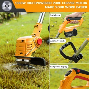 Máy cắt cỏ không dây dùng pin <span class=keywords><strong>20V</strong></span> MAX, 4 trong 1, kèm 4 loại lưỡi cắt cho việc cắt tỉa cỏ và bụi rậm - Product Image 6