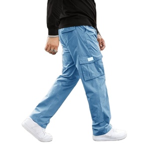 Pantalon cargo homme en coton Premium, coupe slim, multi-poches, style jogger, utilitaire, décontracté, pour le travail et les activités de plein air - Product Image 5