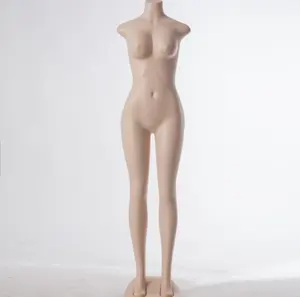 Hot Koop Plastic Full Body Grote Buste En Heup Oefenpop Huidskleur Vrouwelijke Headless Mannequin