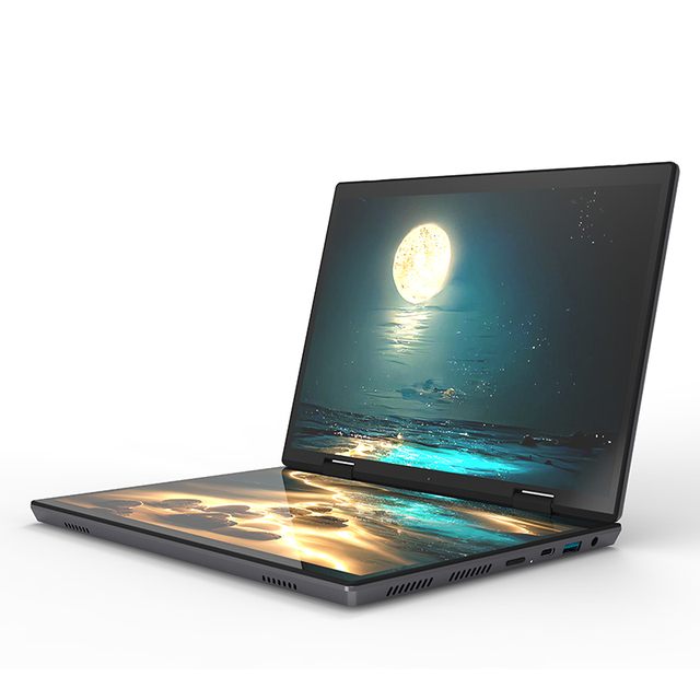 Free Sample 2-in-1 10.95 Inch Touch Dual Screen Laptop Intel N100 32GB RAM 1TB SSD Affordable Business Laptop Notebook Computer
