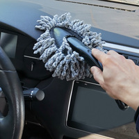 Outils de nettoyage automobile : Brosse à poussière à manche télescopique, brosse à cire, balai de lavage automobile, brosses dépoussiérantes en microfibre à poils doux, outils de lavage