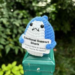 100 Stile Handgefertigte Positive Kartoffel Inspirierende Häkel-Katze Gestrickte Puppe Emotionale Unterstützung Niedliche Gestrickte Positive Katze - Product Image 2