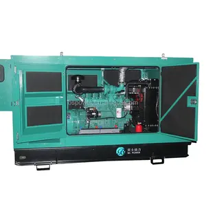 Generador de enfriamiento por agua insonorizado, generador abierto con CCEC 4B3.9-G11, motor Industrial diésel, 20kw, 30kw, 50kw, 100kw