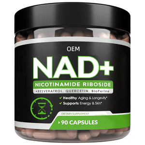 Suplemento NAD+ de Marca Privada OEM/ODM - con NR, Resveratrol y Quercetina - Apoyo Diario para una Piel y Energía Juveniles - Product Image 1