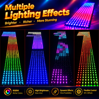 Panneau LED matriciel flexible numérique RGBW VH SMART LIGHTING 24V 40W 490*245mm pour décorations de Noël